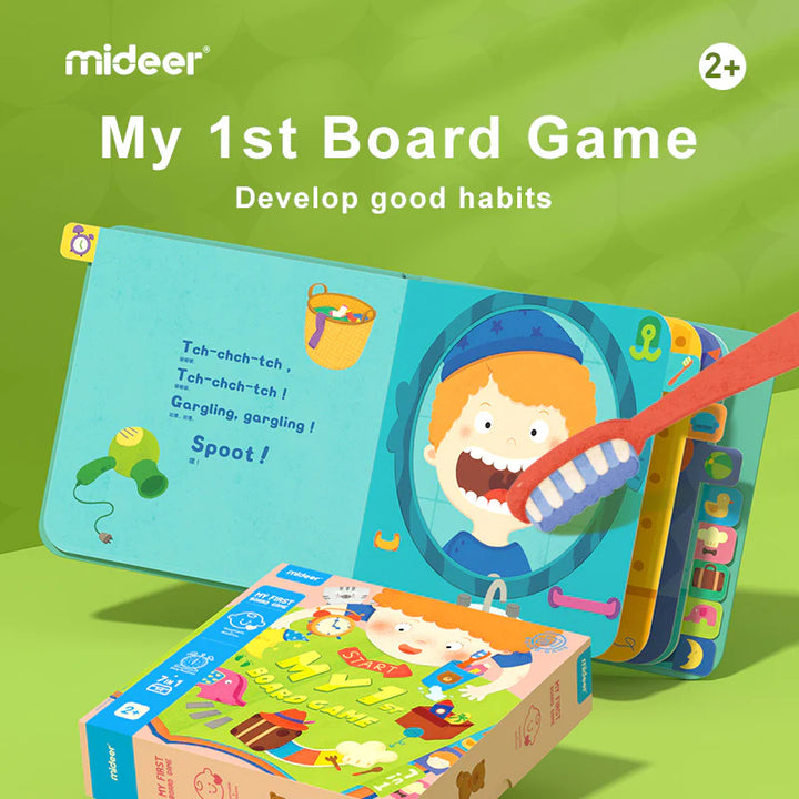 Image of my 1st Board Game, which helps kid to develop good habits