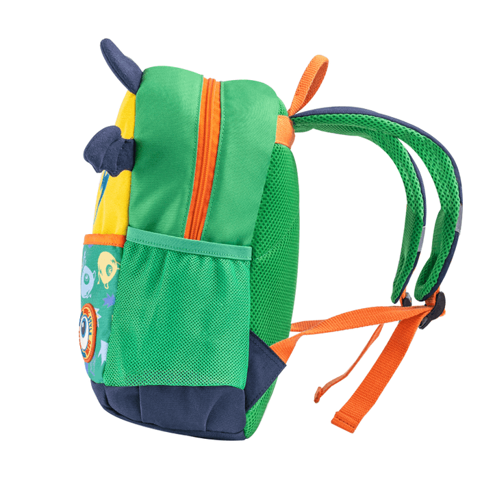 Side Look Of Devil Wing Preschool Backpack