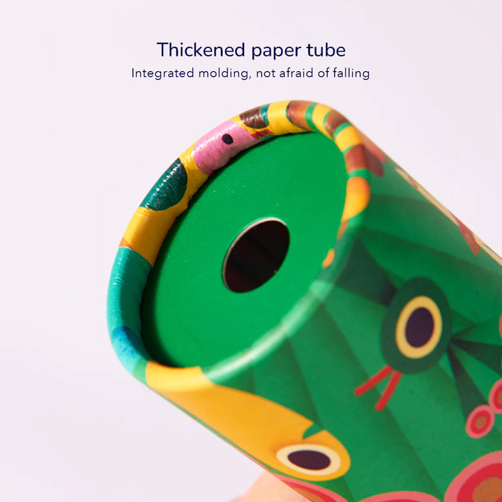 Image of Kaleidoscope thickened paper tube. With integrated molding, not aftaid of falling.