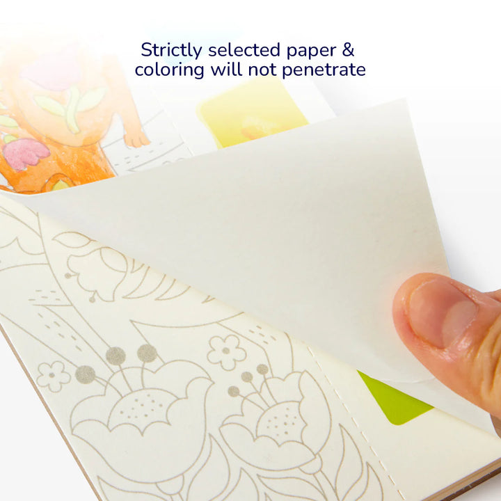Mideer watercolour painting books, strictly selected paper & coloring will not penetrate