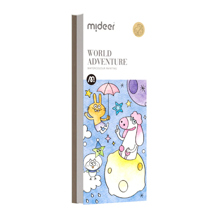 Mideer watercolour painting book: World Adventure