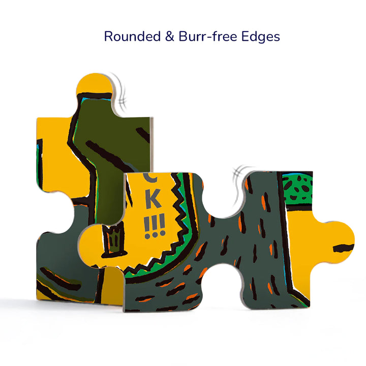 Mideer educational toys - puzzles with rounded & Burr-free Edges features, safe for kids to play