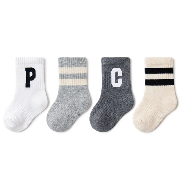Beibi 4 Pack Seamless Socks: Basic Style
