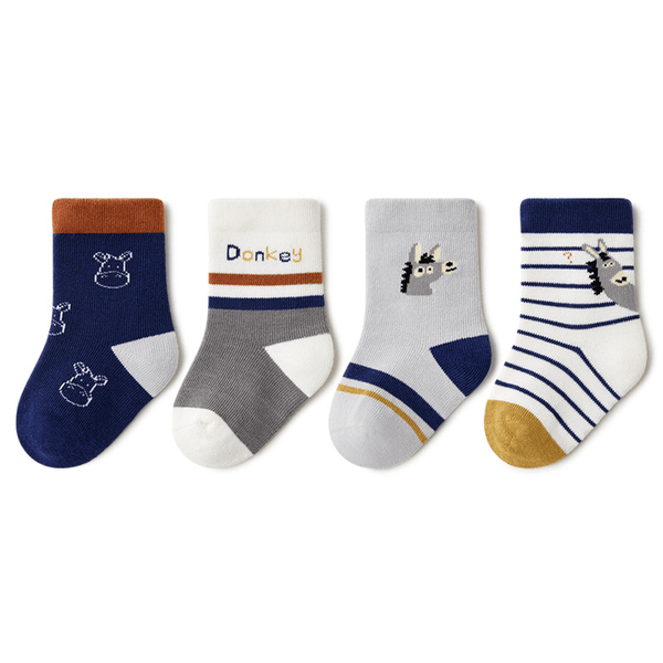 Beibi Baby & Toddler Socks: Donkey Series