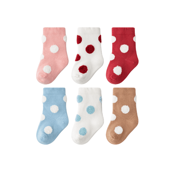 Beibi Baby & Toddler Socks: Dot Dot (3 Pairs)