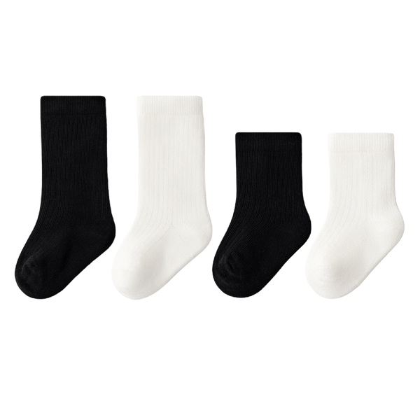 Beibi Baby & Toddler Socks White/Black