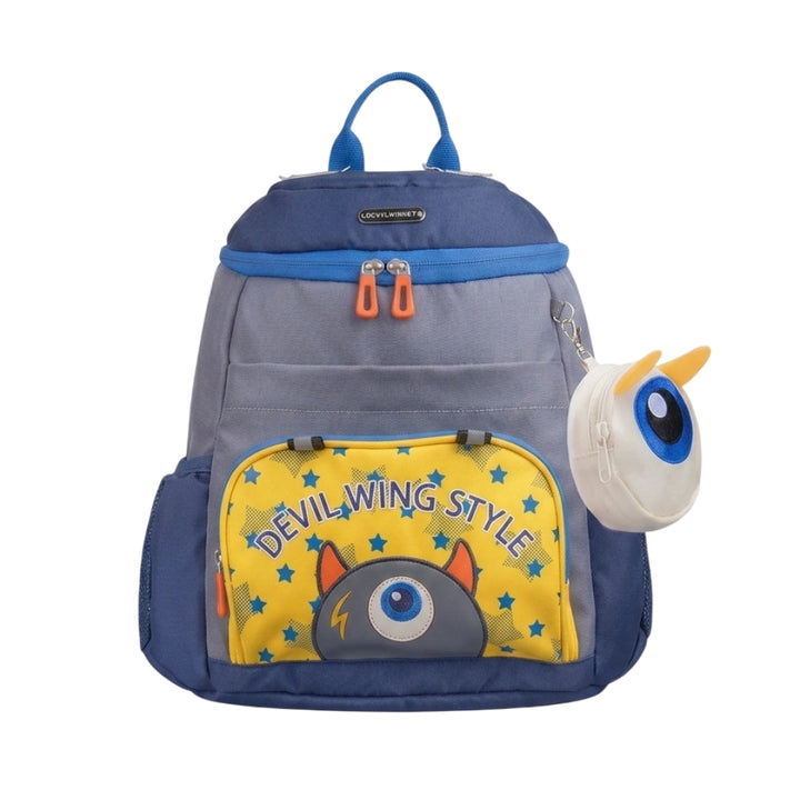 Devil Wing - Kids Backpack Little Monster: Grey – HeyKids Australia