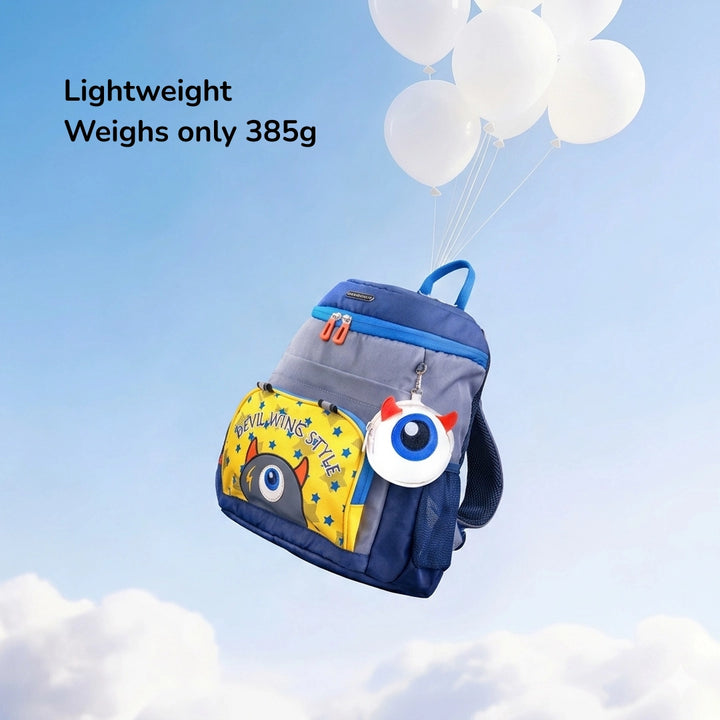 Devil Wing - Kids Backpack Little Monster: Grey – HeyKids Australia