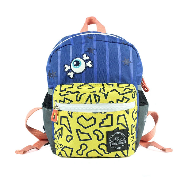 Toddler Backpack: Devil Wing Style - Blue