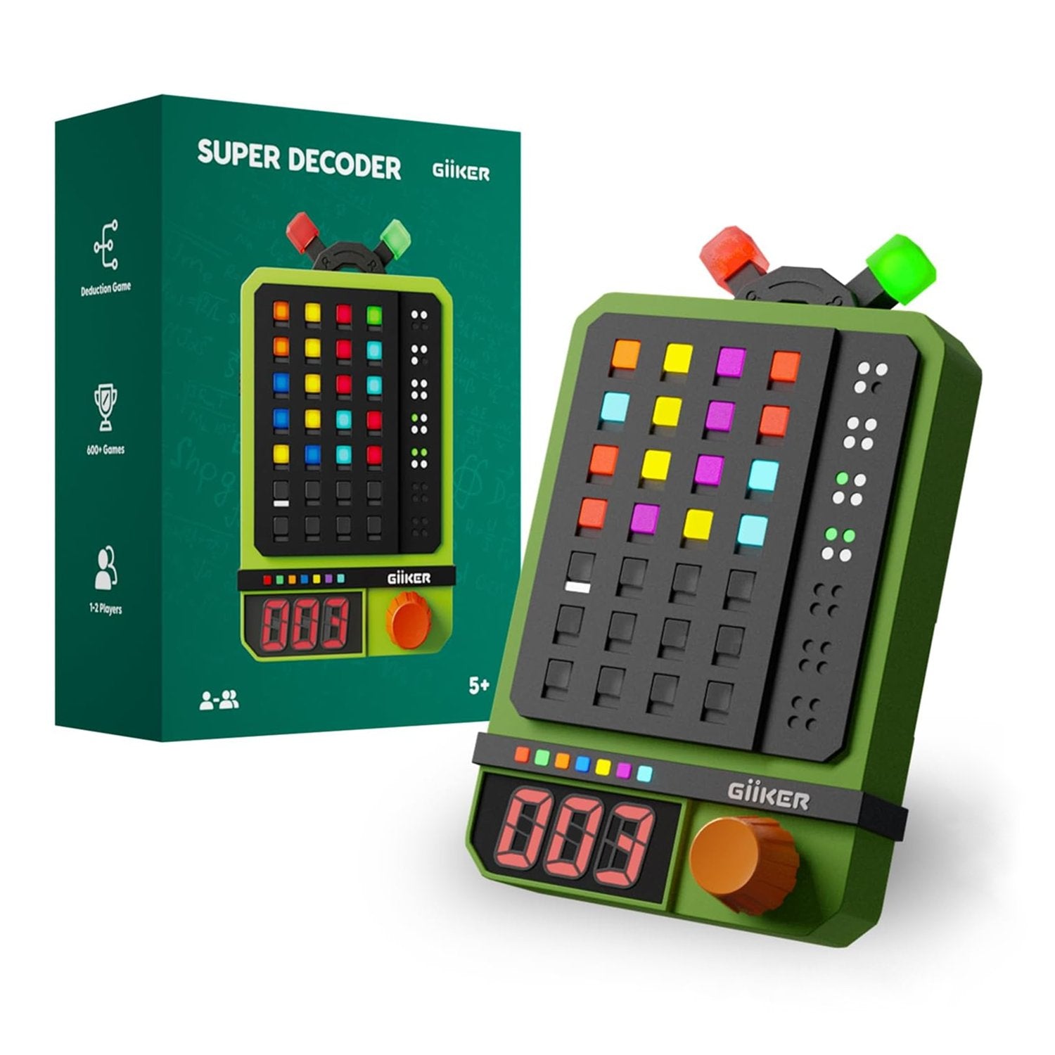 GiiKER Super Decoder Smart Logic Game | Code Breaking Puzzle for Kids ...