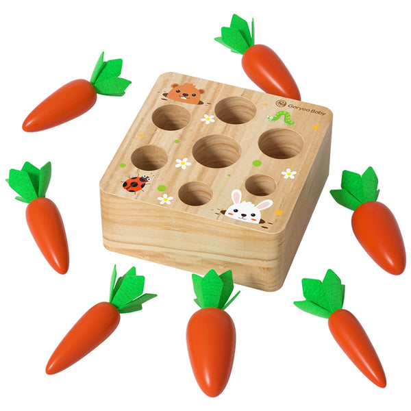 Wooden Carrots Harvest Game