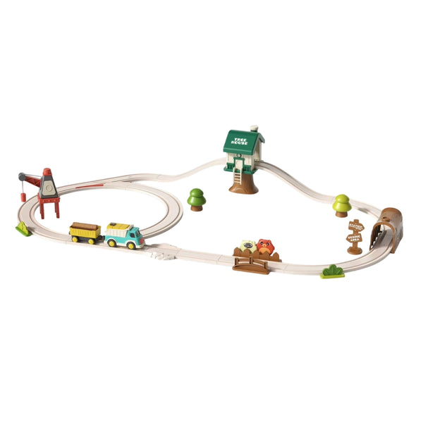 HomKey - Forest Loading Track Tree House Set: 33P