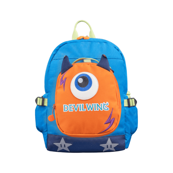 Kid Outing Backpack with Detachable Cross-Body Bag (Blue) - Devil Wing