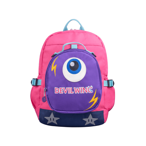 Kid Outing Backpack with Detachable Cross-Body Bag (Pink) - Devil Wing