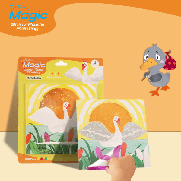 Magic Shiny Paste Painting -The Ugly Duckling