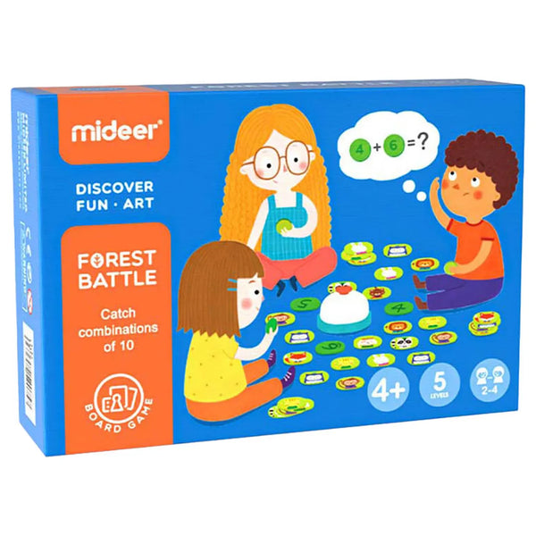 Mideer Arithmetic Board Game - Forest Battle
