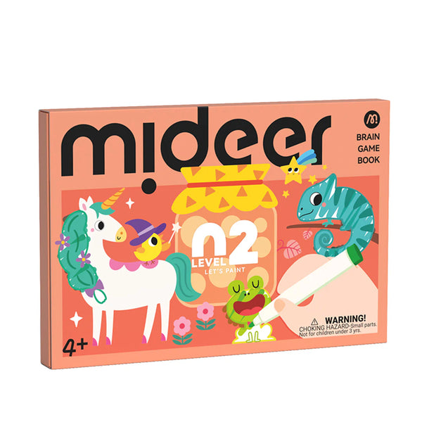 Mideer - Brain Game Book: Let's Paint Level 2