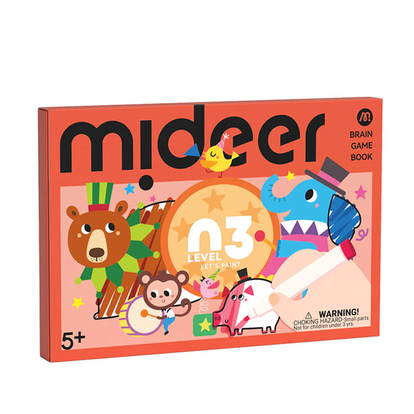 Mideer - Brain Game Book: Let's Paint Level 3