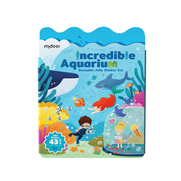 Mideer Jelly Sticker Set: Incredible Aquarium