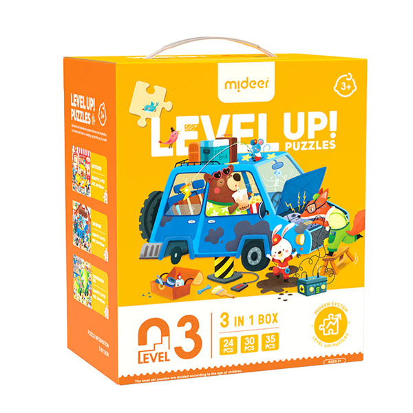 Mideer Level Up! Puzzles - Level 3: City Teamers 24P-35P