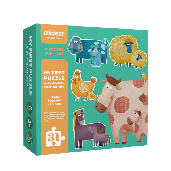 Mideer My First Puzzle: Mom & Baby 3P-7P
