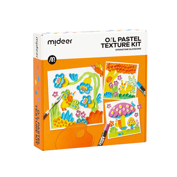 Mideer Oil Pastel Texture Kit: Springtime Blossoms