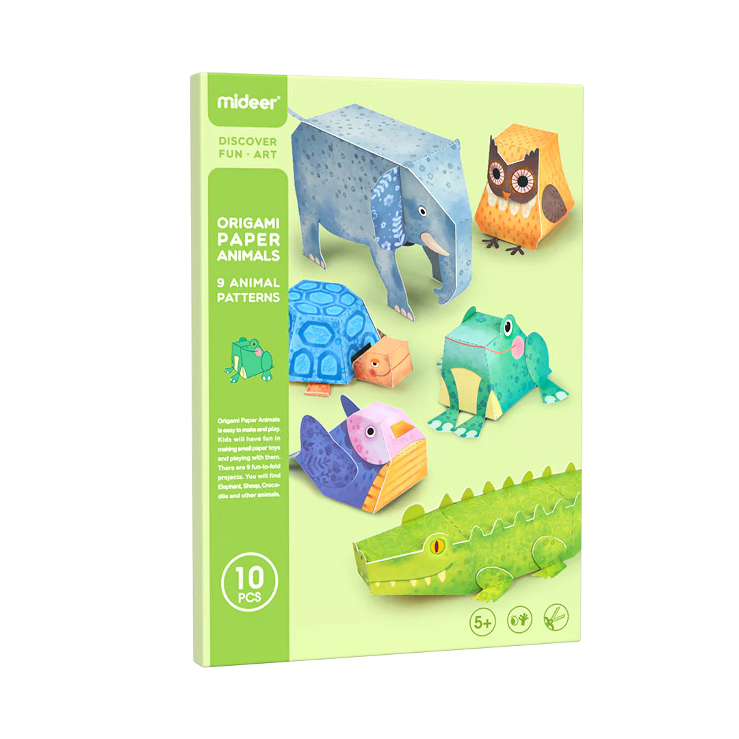 Mideer - Origami Paper: Model Animals 10P – HeyKids Australia