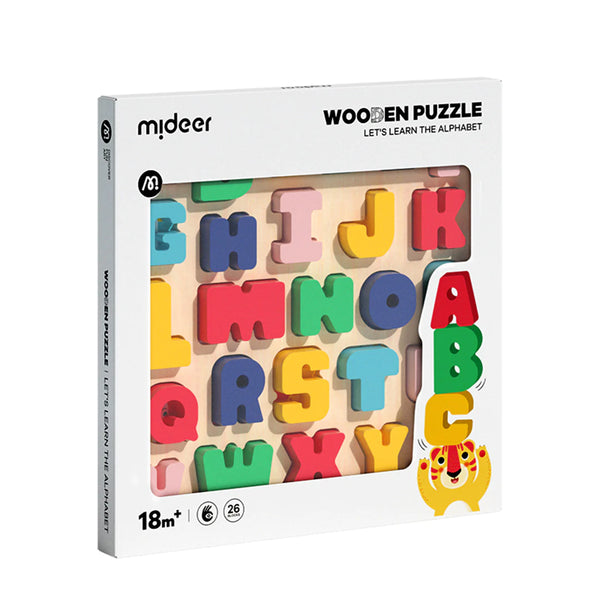 Mideer Wooden Peg Puzzle: Alphabets