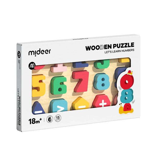 Mideer Wooden Peg Puzzle: Numbers