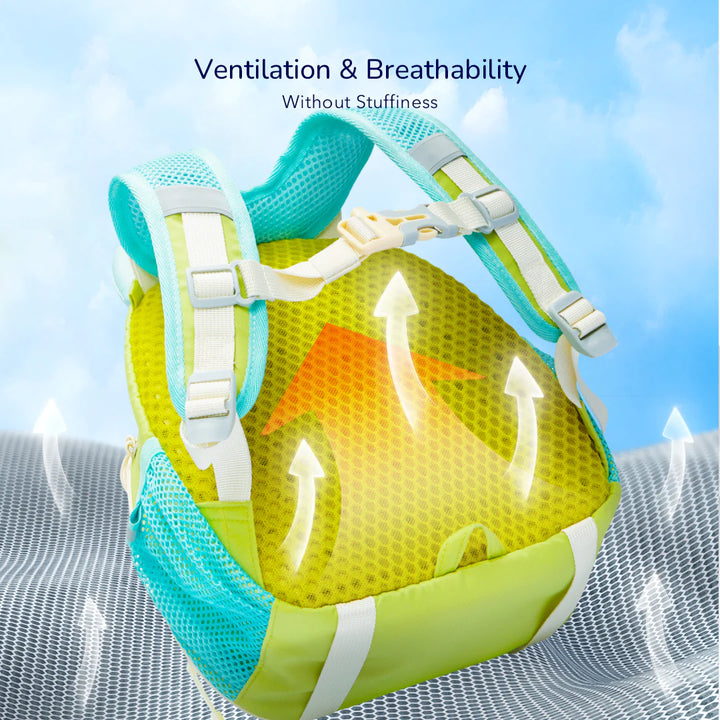 Mideer Toddler Outing Backpack Ventilation and Breathability