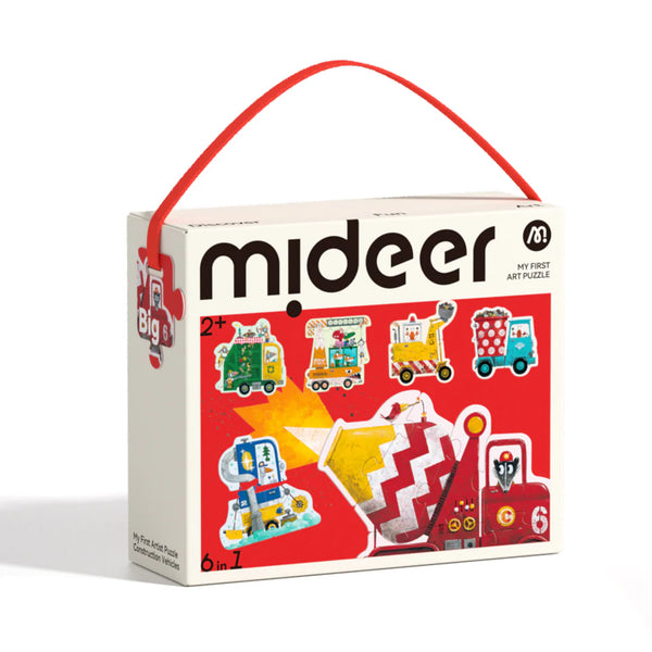 Mideer - My First Artist Puzzle: Construction Vehicles