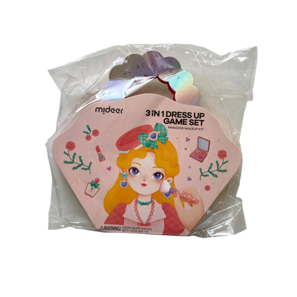 Oops Box - Mideer 3 in 1 Dress Up Game Set: Princess Fantasy Makeup