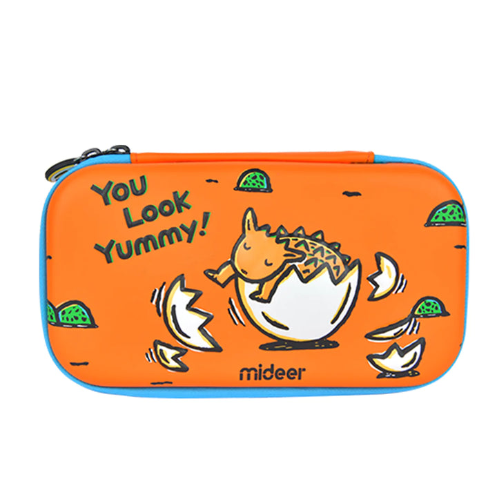 Mideer stationery - you look yummy series pencil case with baby ankylosaurr cartoon, get ready for back to school