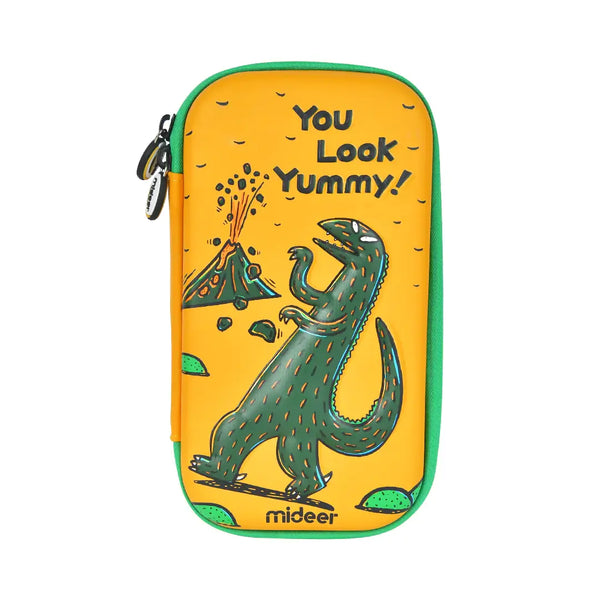 Mideer stationery - you look yummy series pencil case with dinosaur cartoon, get ready for back to school