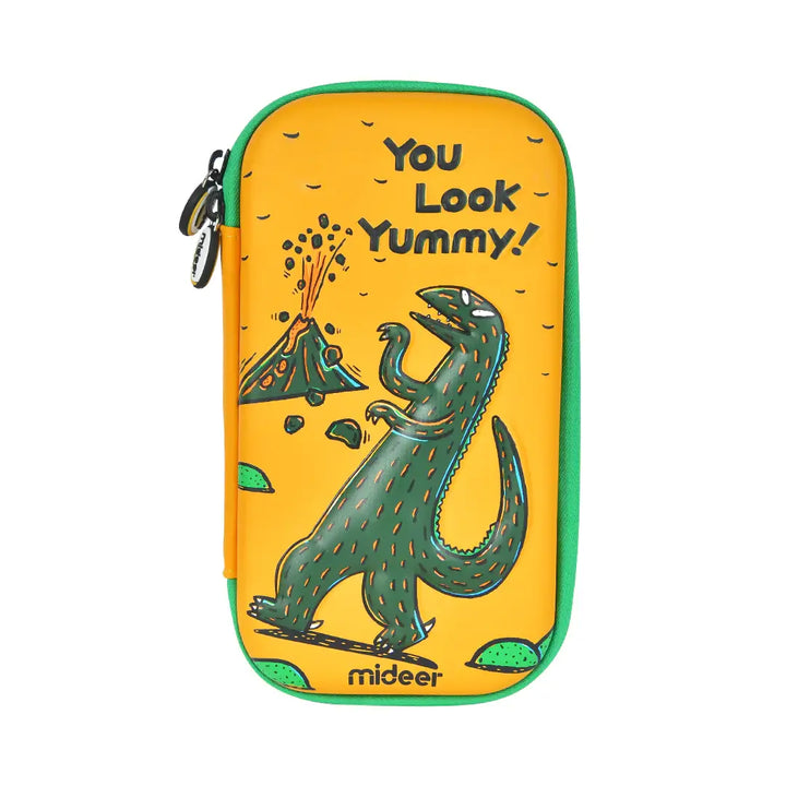 Mideer stationery - you look yummy series pencil case with dinosaur cartoon, get ready for back to school