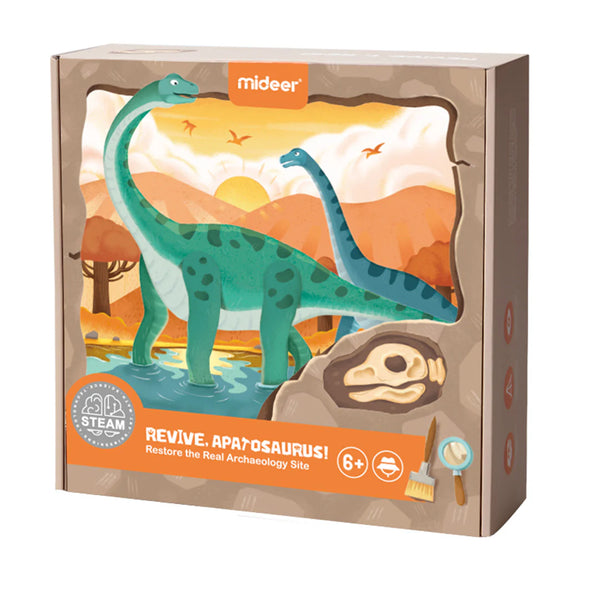 Mideer - Dinosaur Fossil Dig Kit - Revive, Apatosaurus!