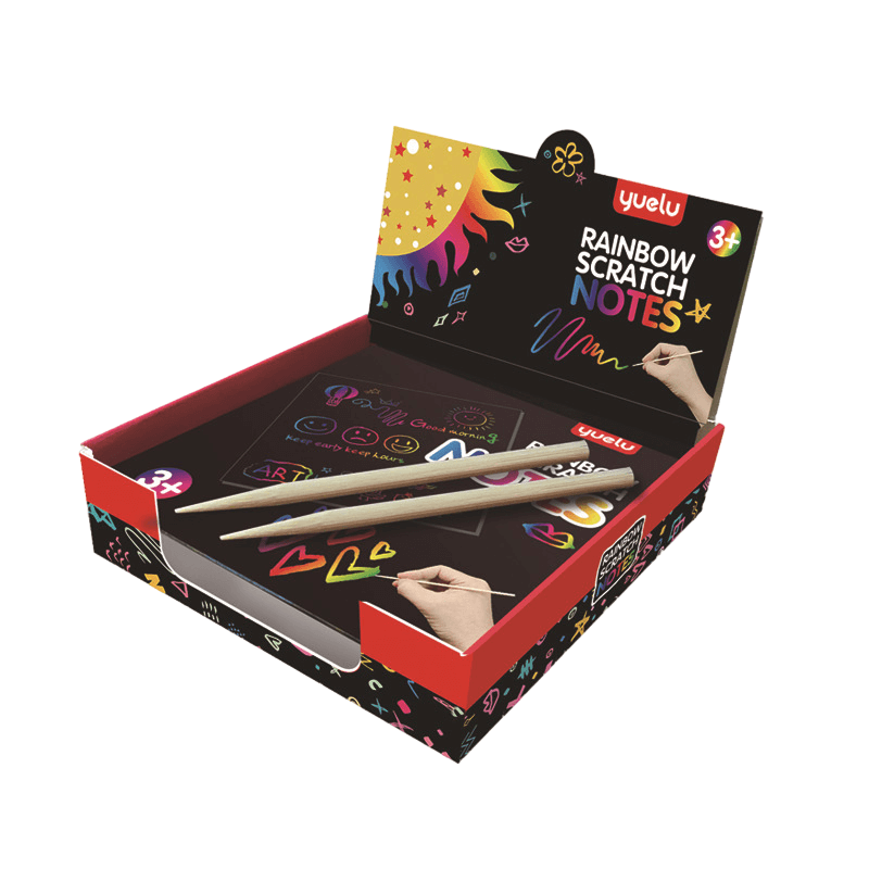 Rainbow Scratch Notes 100 Sheets โ HeyKids Australia