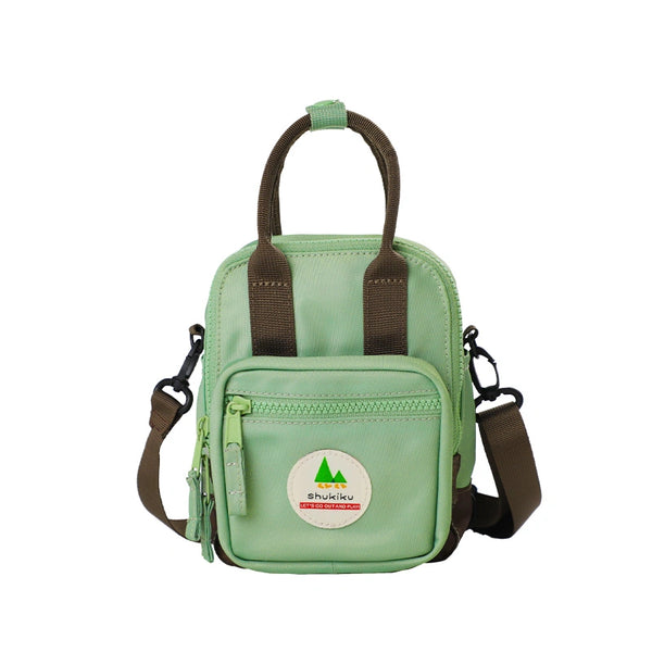 Shukiku - Sugar Cube Mini Bag: Leaf Green