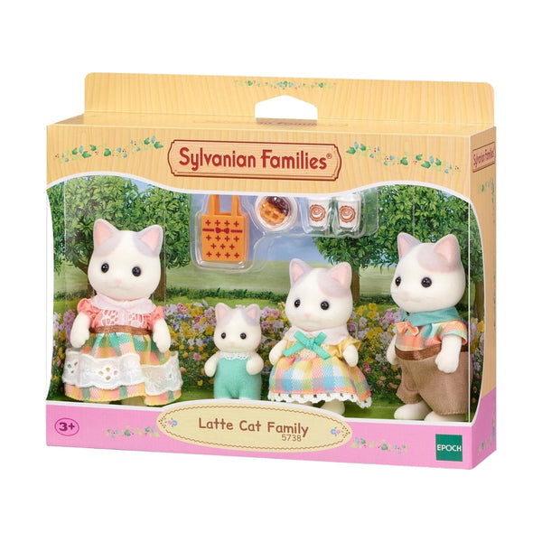 Sylvanian Families - Latte Cat Family