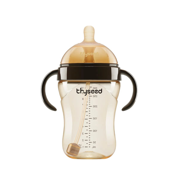 Thyseed - Natural PPSU Baby Bottle: 300ml (Handle Edition)