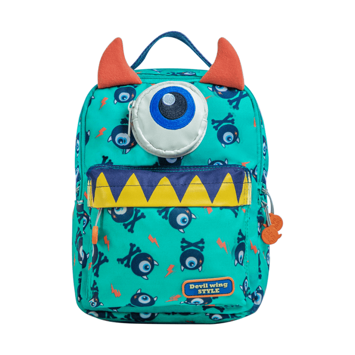 Devil Wing Toddler Backpack Demon Series (Green)