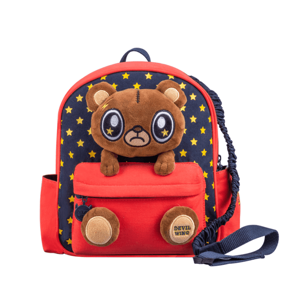 Devil Wing Childcare Backpack With Plush Toy: Bear BURTON