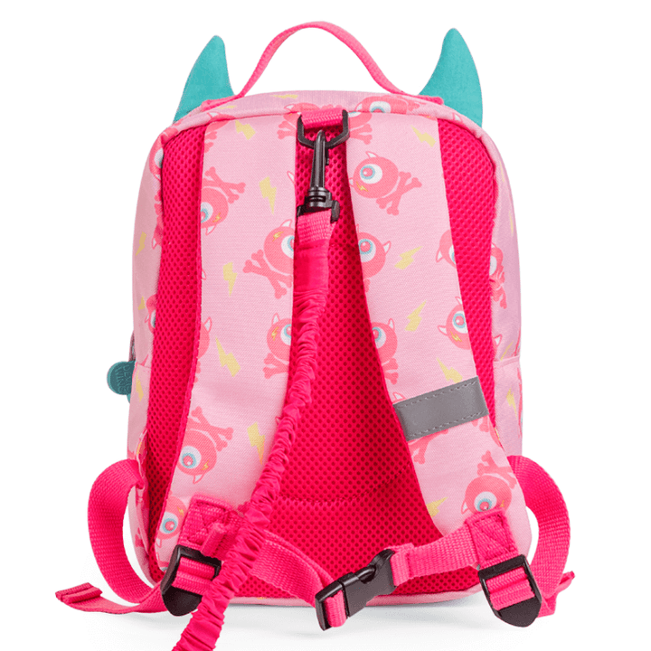 Devil Wing Toddler Backpack Demon Series (Pink) Back Look
